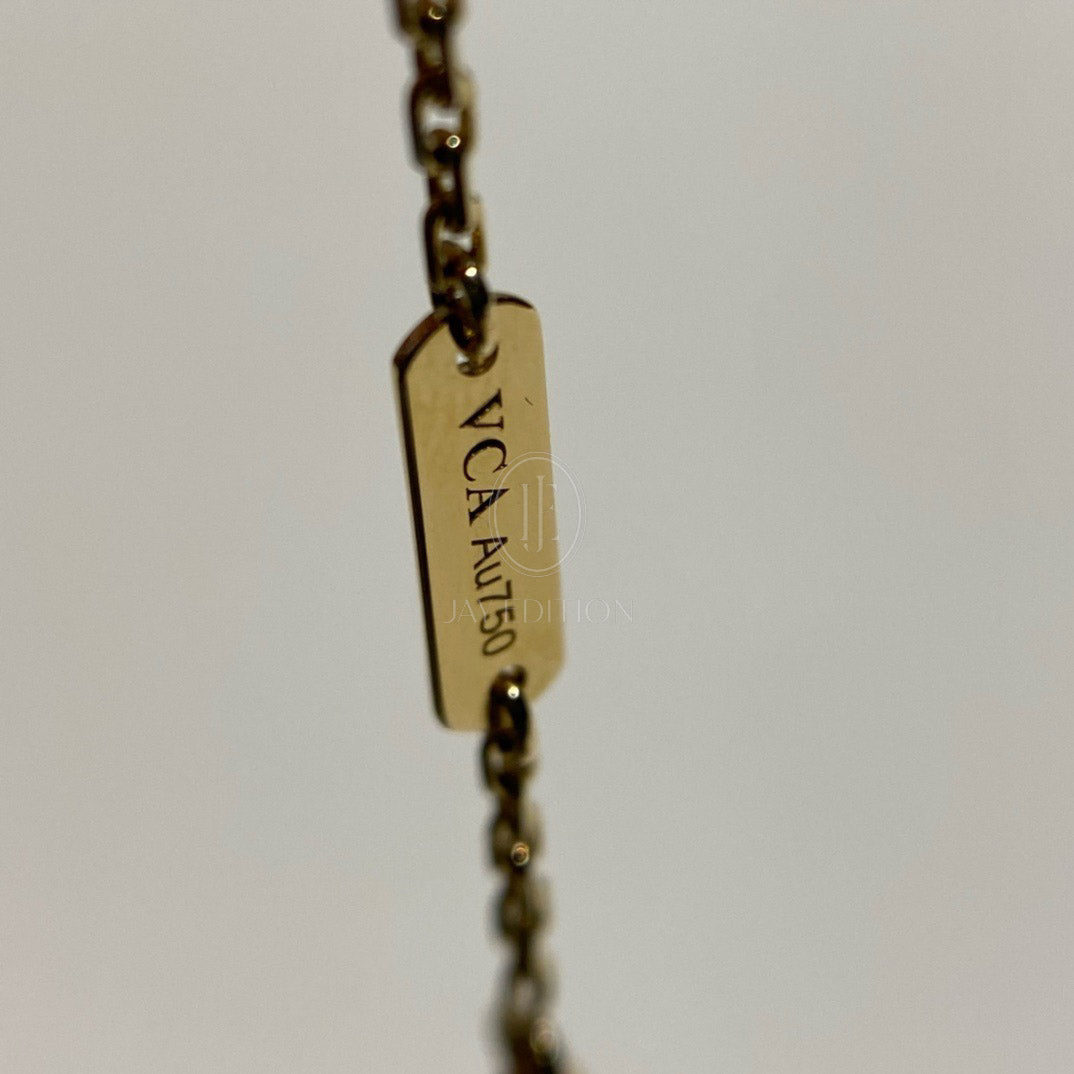 반클리프 빈티지 알함브라 네크리스 (18K)