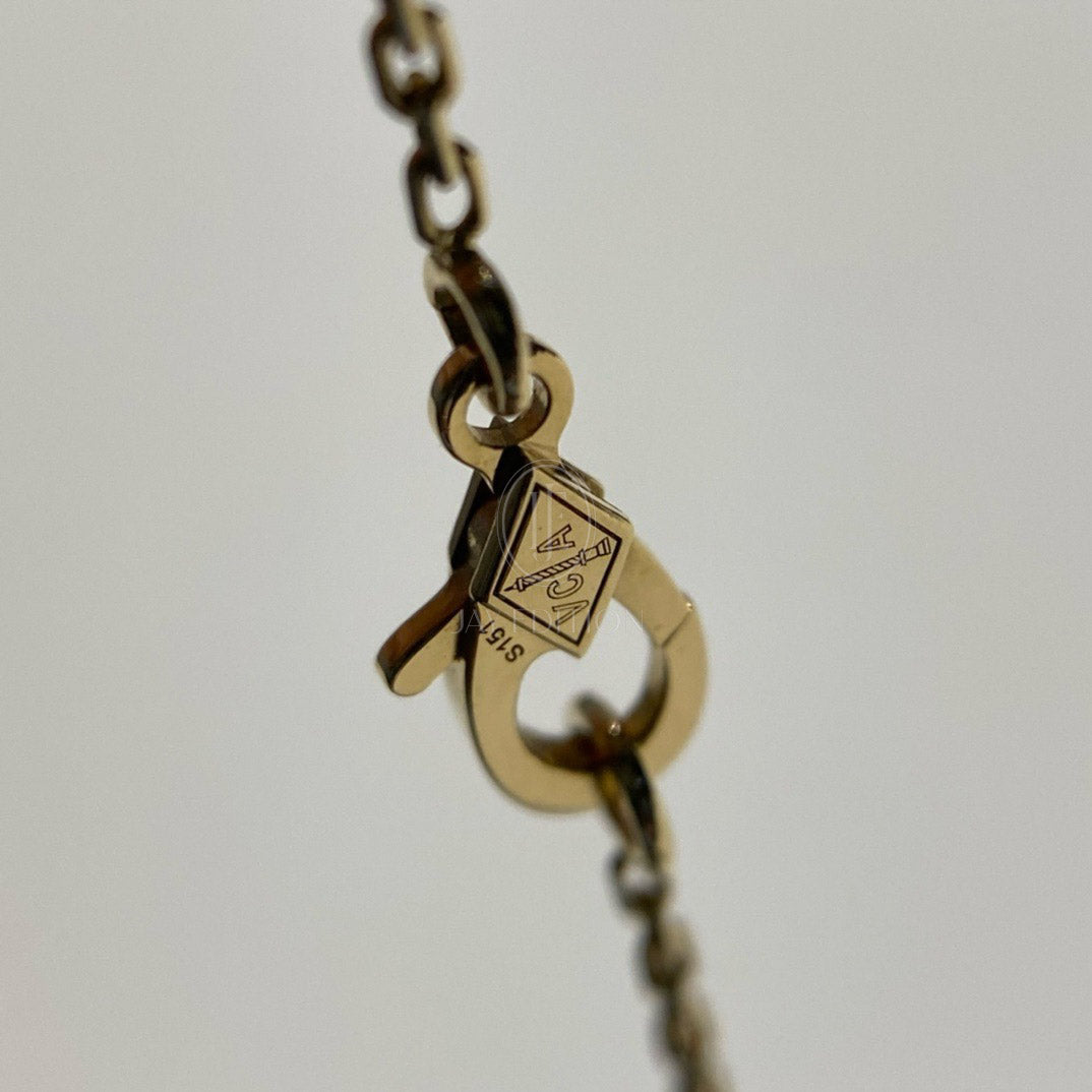 반클리프 빈티지 알함브라 네크리스 (18K)