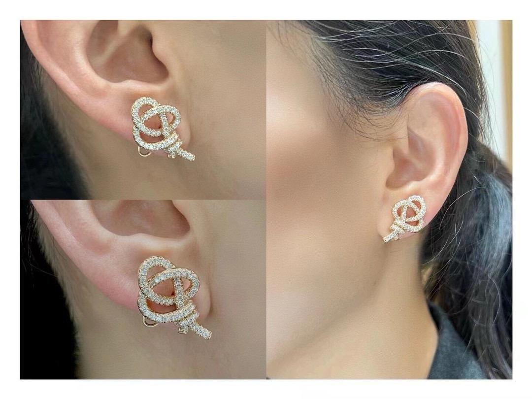 티파니 노트 스터드 이어링