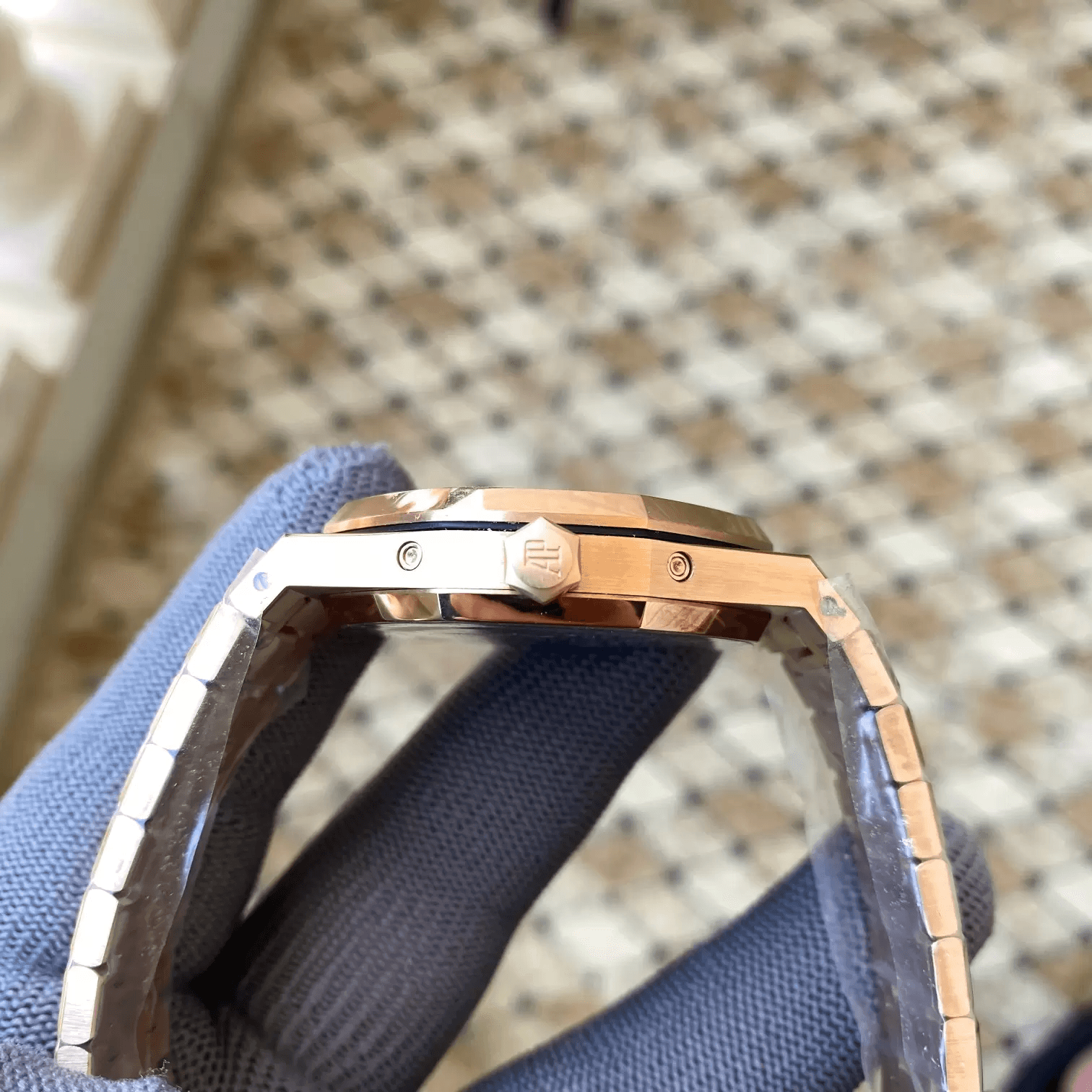 오데마피게 로얄오크 26574 청판 퍼페추얼 캘린더 금통