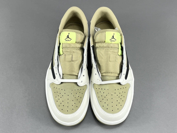 나이키 조던1 x 트래비스 스캇 레트로 로우 골프 NRG 뉴트럴 올리브