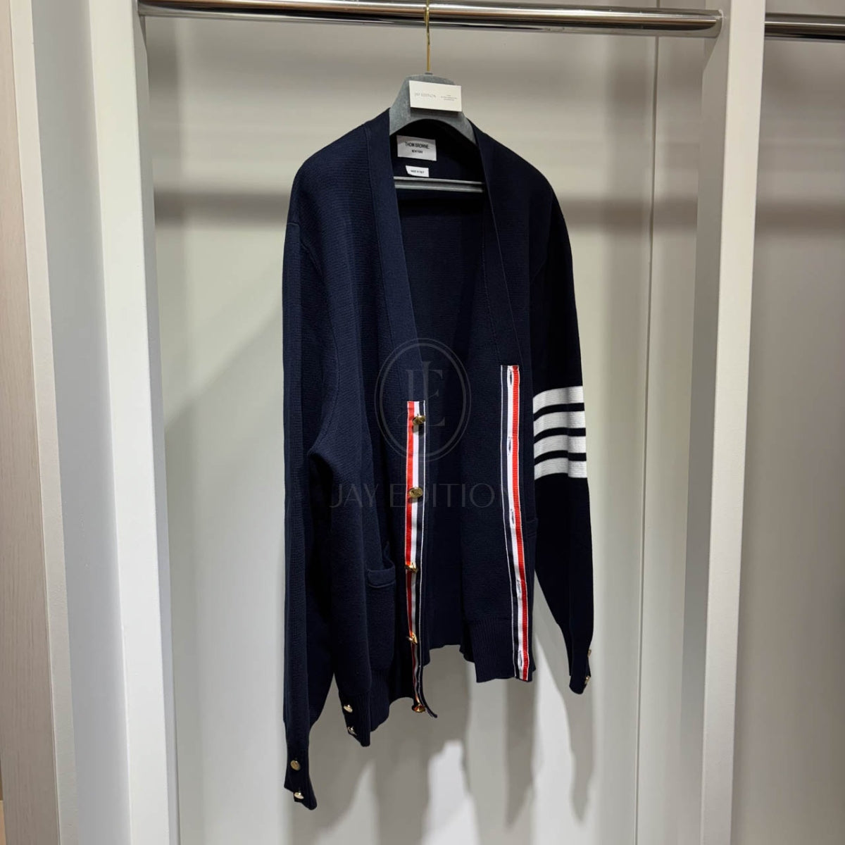 1% 톰브라운 밀라노 스티치 가디건,니트