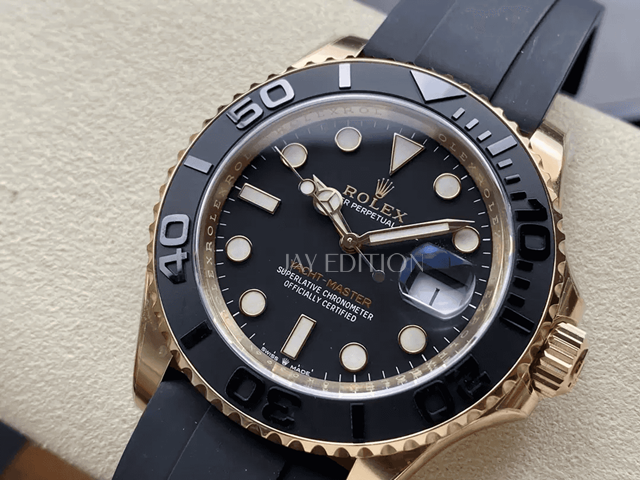 롤렉스 요트마스터 로즈골드 금통 러버밴드 42mm