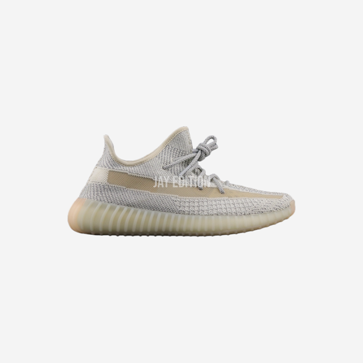 YEEZY 350 V2 룬드마크 리플렉티브, 전체 반사 소재가 포함된 룬드마크 모델의 리플렉티브 한정판 버전