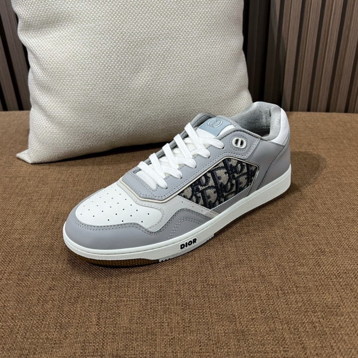 디올 B27 업타운 로우탑 스니커즈 오블리크 자카드