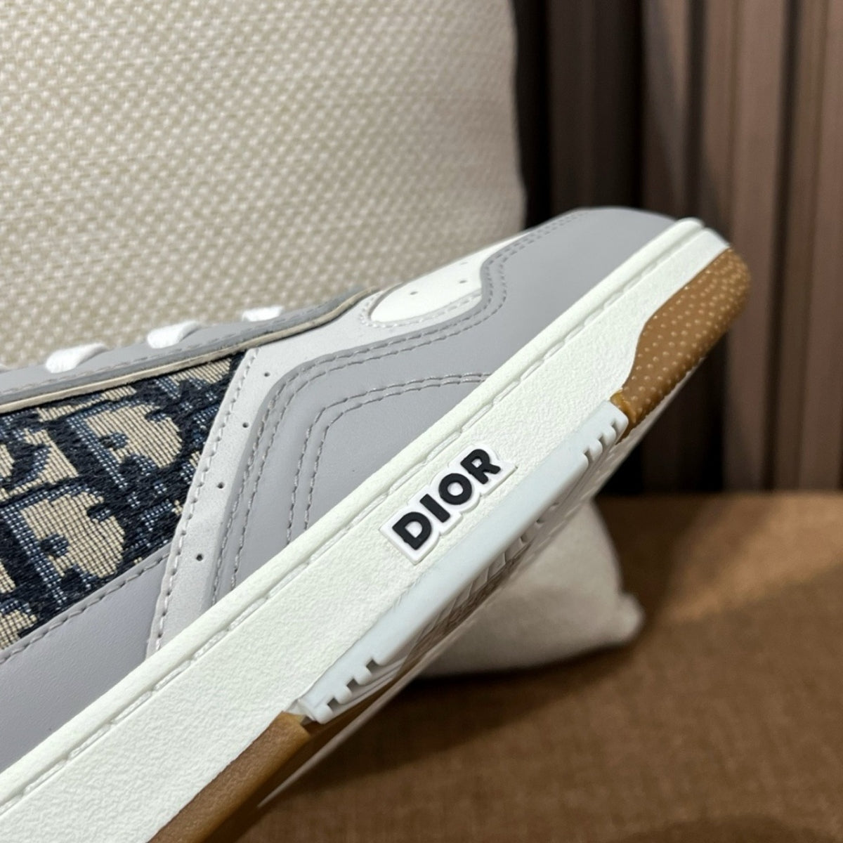 디올 B27 업타운 로우탑 스니커즈 오블리크 자카드