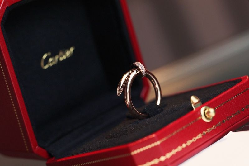 까르띠에 앵끌루 링 다이아