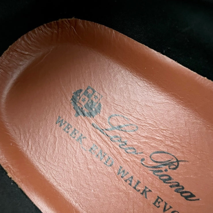 로로피아나 위크앤드 워크 패브릭 스니커즈 블랙