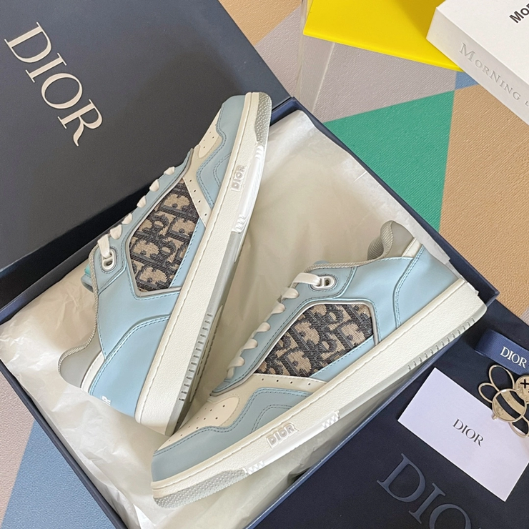 디올 B27 업타운 로우탑 스니커즈 오블리크 자카드