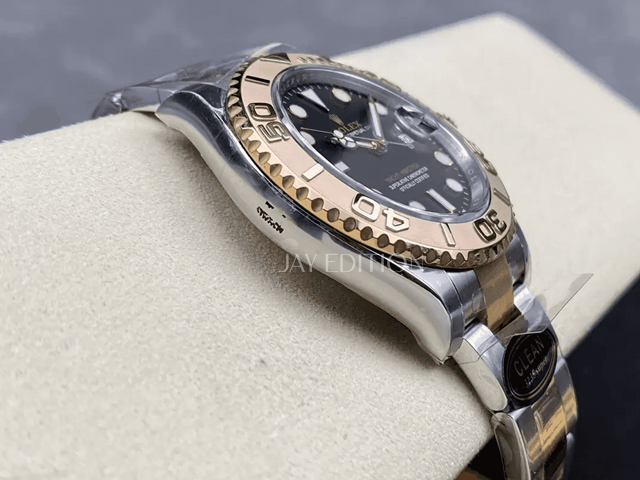 롤렉스 요트마스터 로즈골드 브라운 다이얼 콤비