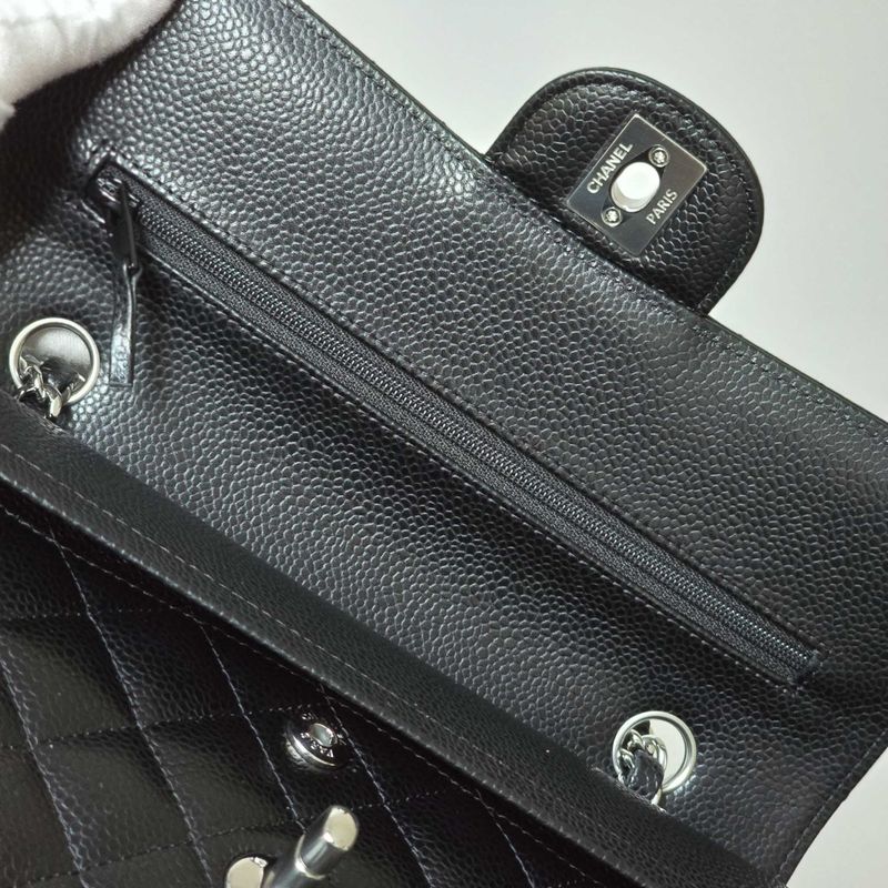 샤넬 클래식 플랩백 스몰 캐비어