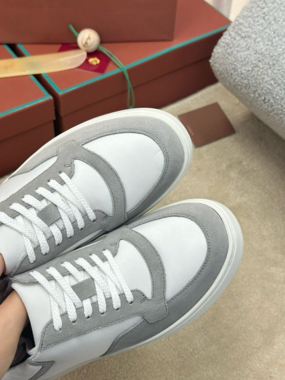 로로피아나 뉴포트 워크 윈드 스니커즈 그레이