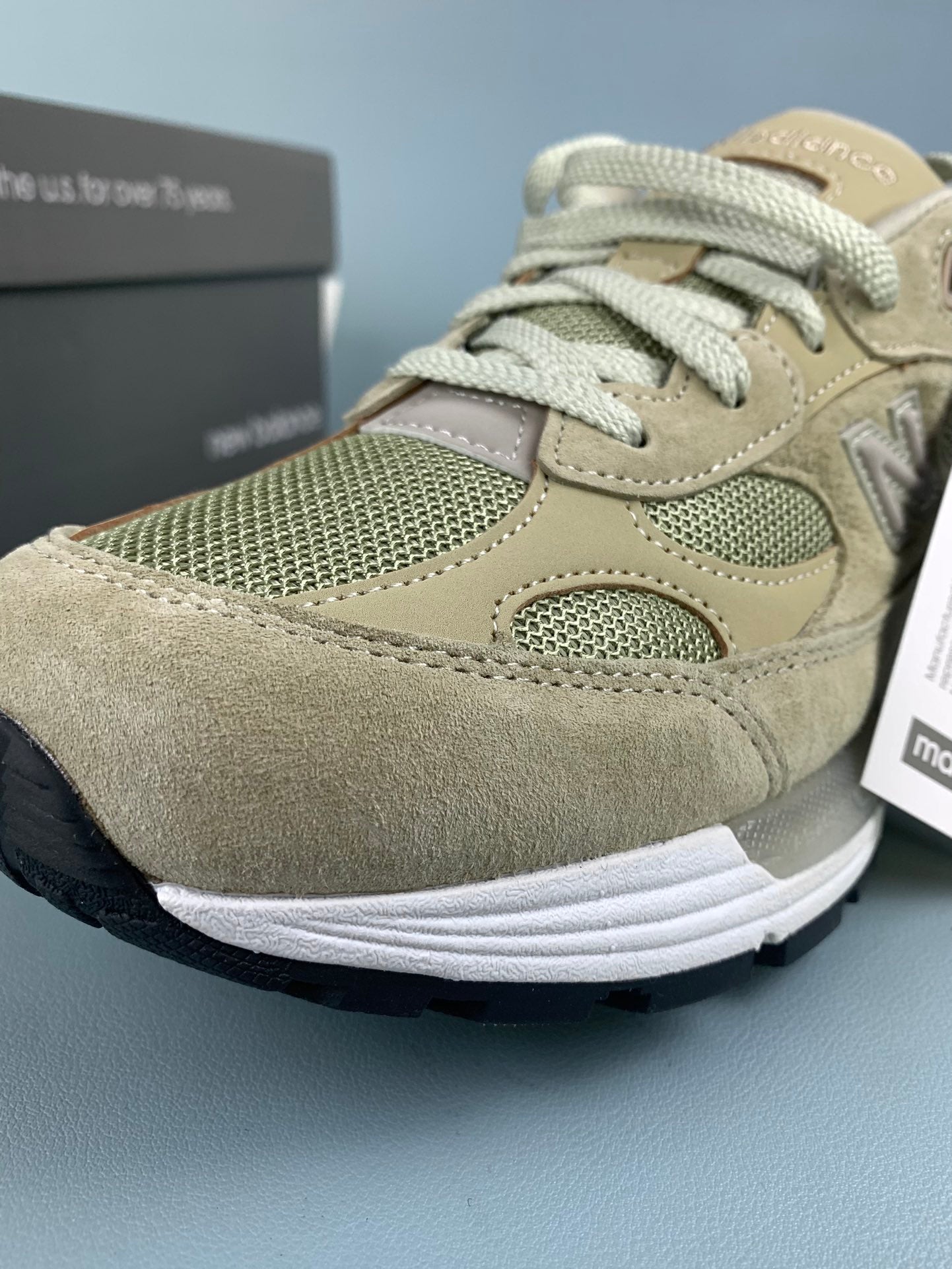 뉴발란스 992 메이드 인 USA 탄