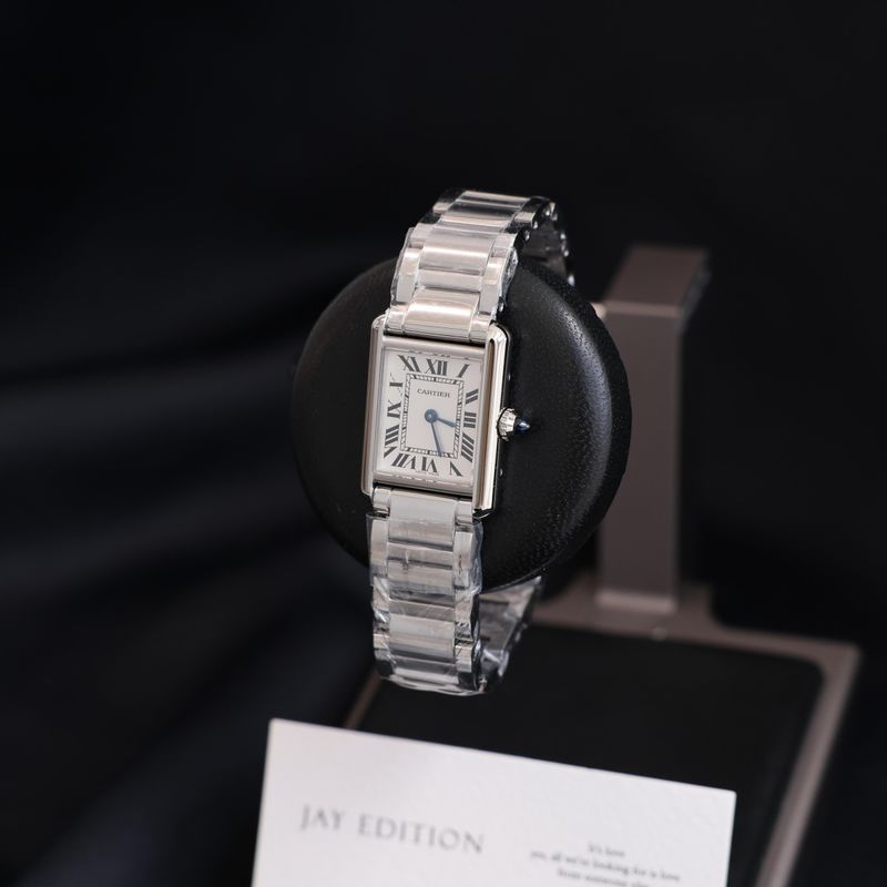 까르띠에 탱크 머스트 스틸 (스몰)