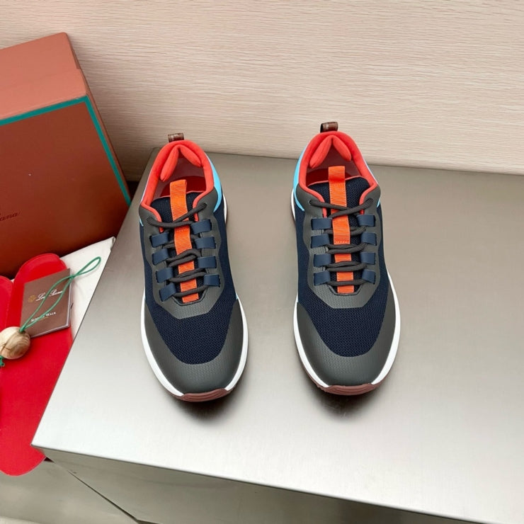 로로피아나 위크앤드 워크 윈드 스니커즈 블루