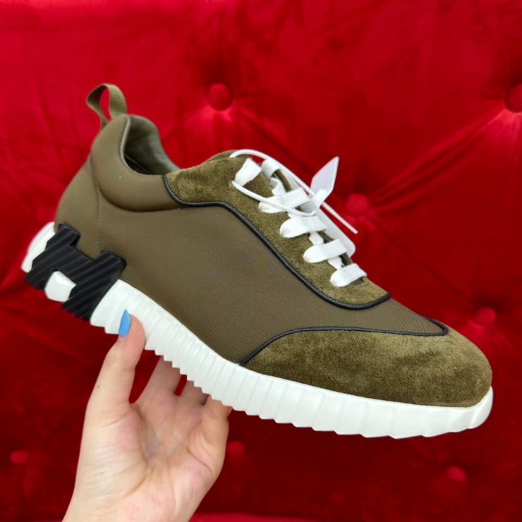 에르메스 바운싱 스웨이드 고트스킨 버트