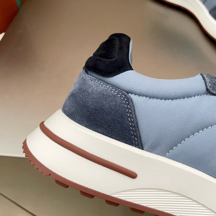 로로피아나 위크앤드 워크 패브릭 스니커즈 블루