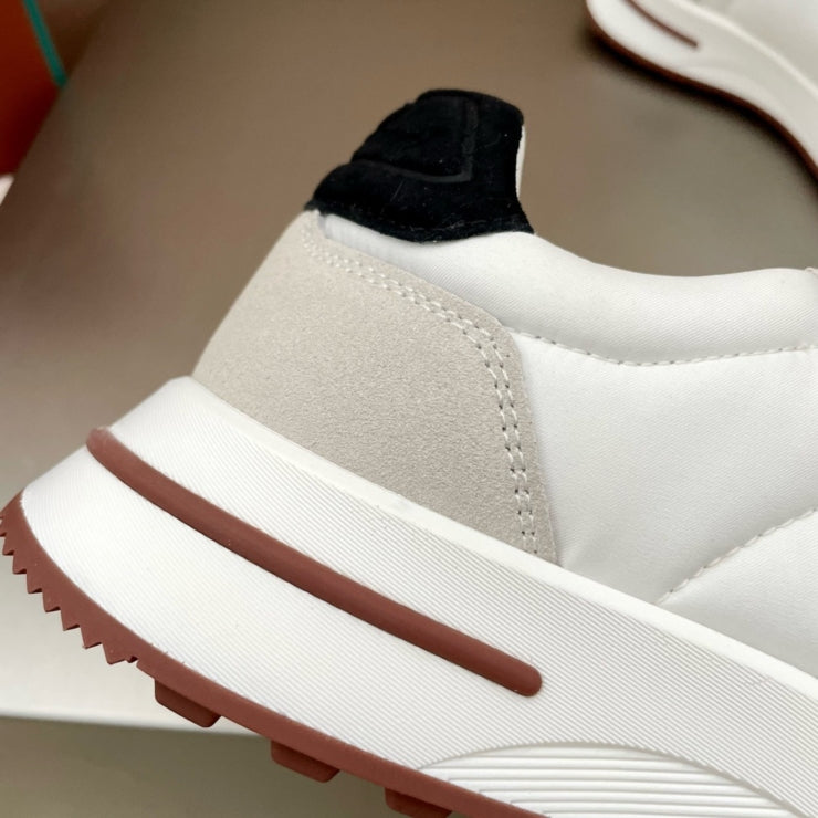 로로피아나 위크앤드 워크 패브릭 스니커즈 화이트