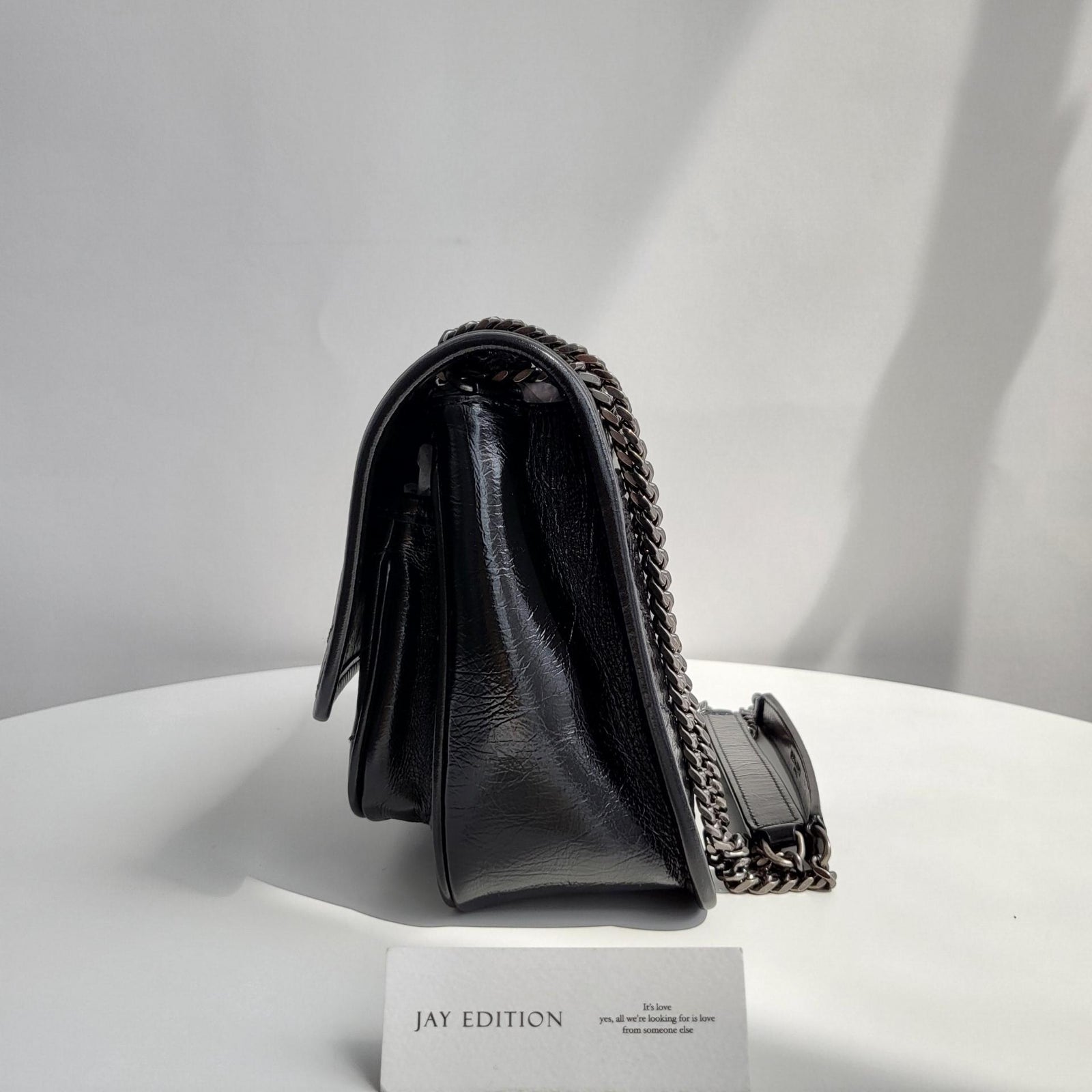 생로랑 니키백 베이비 빈티지 레더