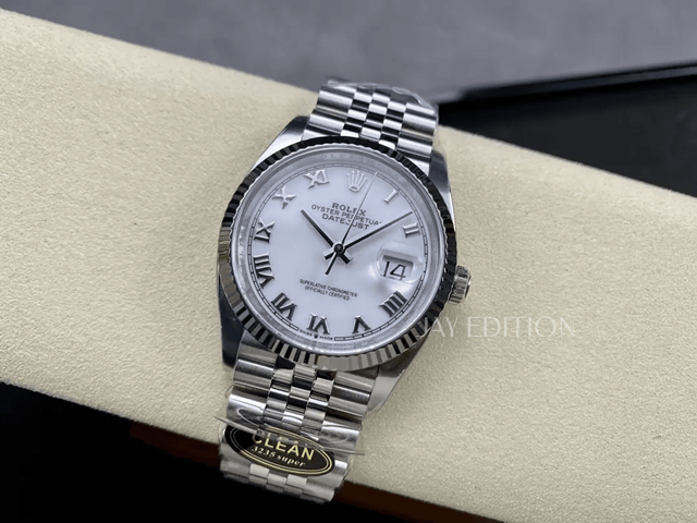 롤렉스 데이저스트 화이트 로만 다이얼 36mm