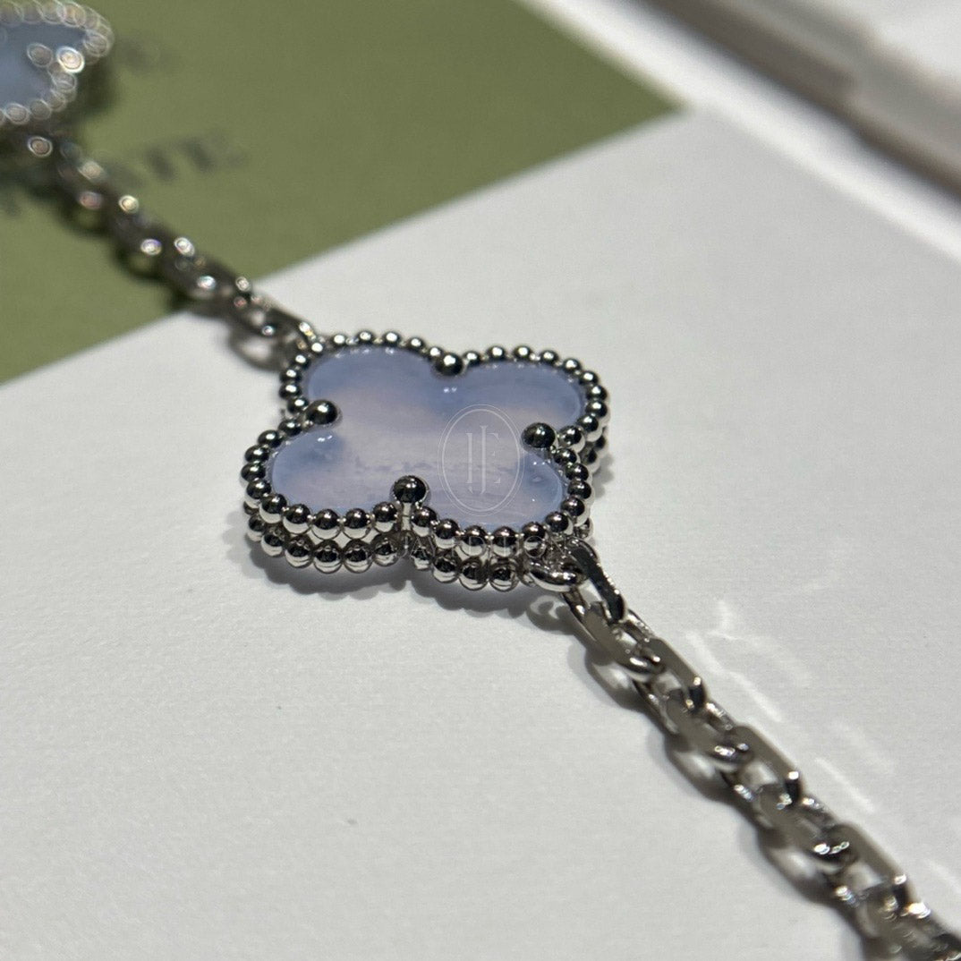 반클리프 빈티지 브레이슬릿 칼세도니 (18K)