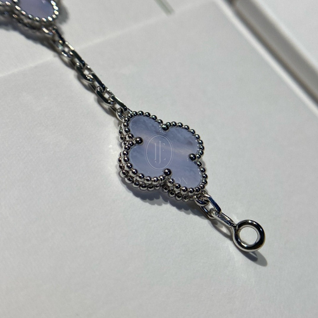 반클리프 빈티지 브레이슬릿 칼세도니 (18K)