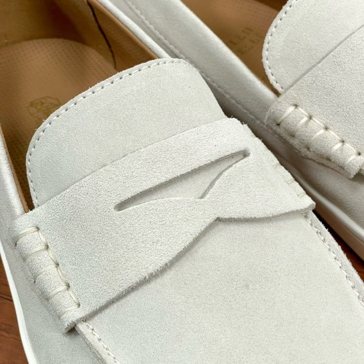 브루넬로쿠치넬리 스웨이드 로퍼 베이지