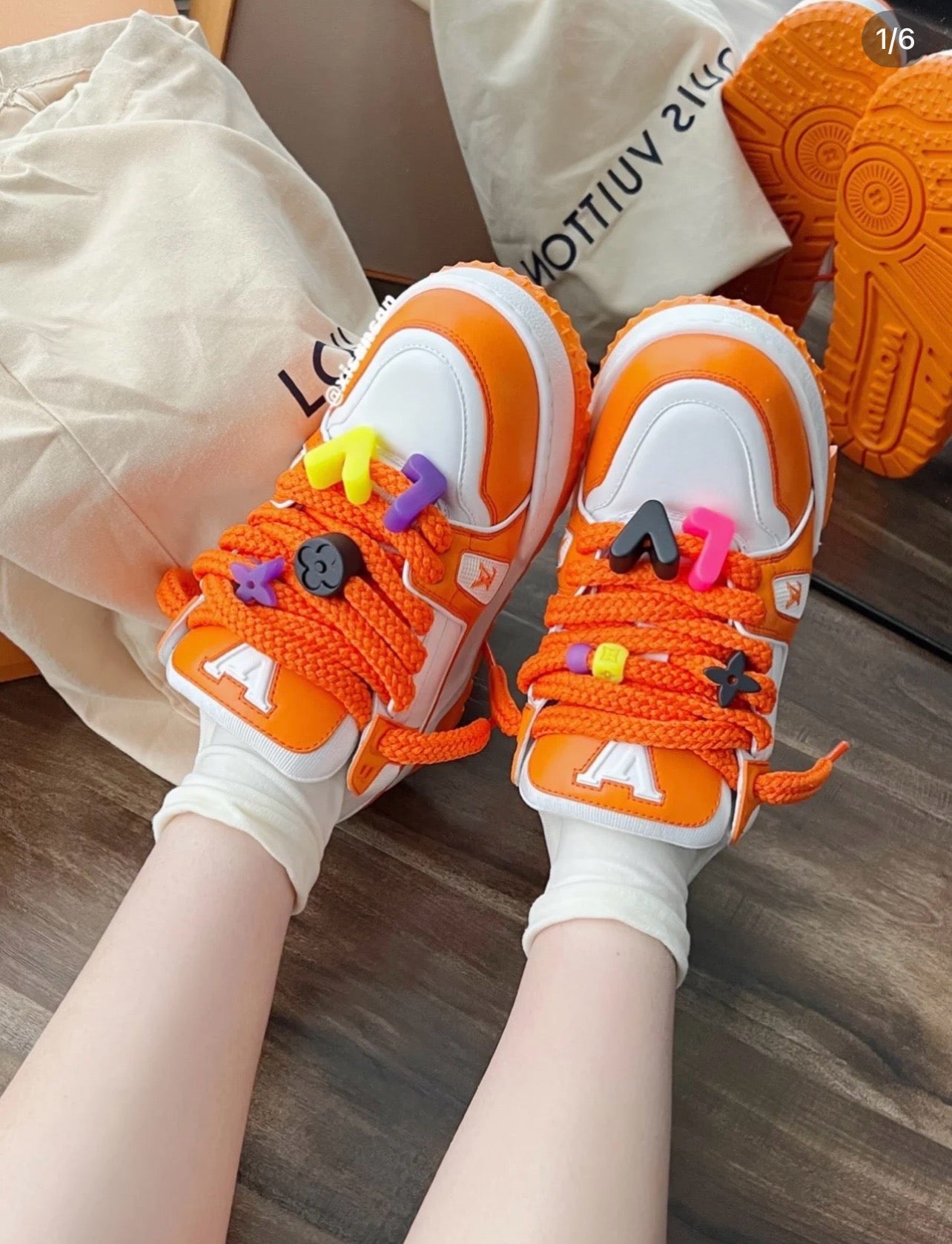 루이비통 LV 트레이너 맥시 스니커즈