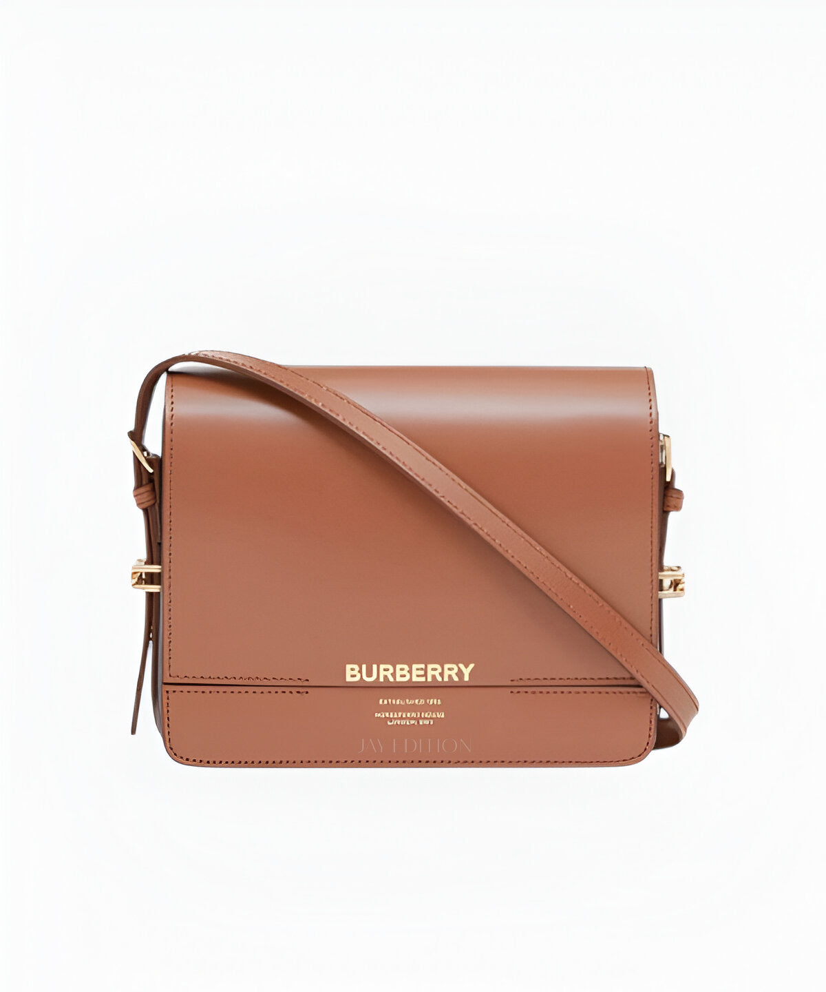 버버리 스몰 그레이스 백 송아지 가죽 자석 플랩 디자인