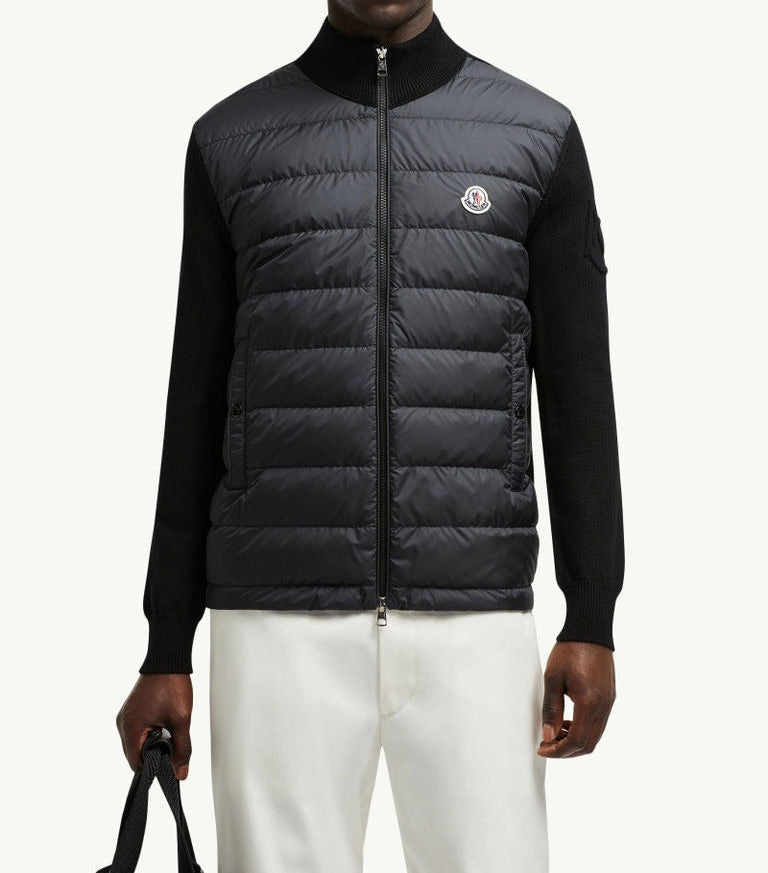 패딩 코튼 집업 카디건