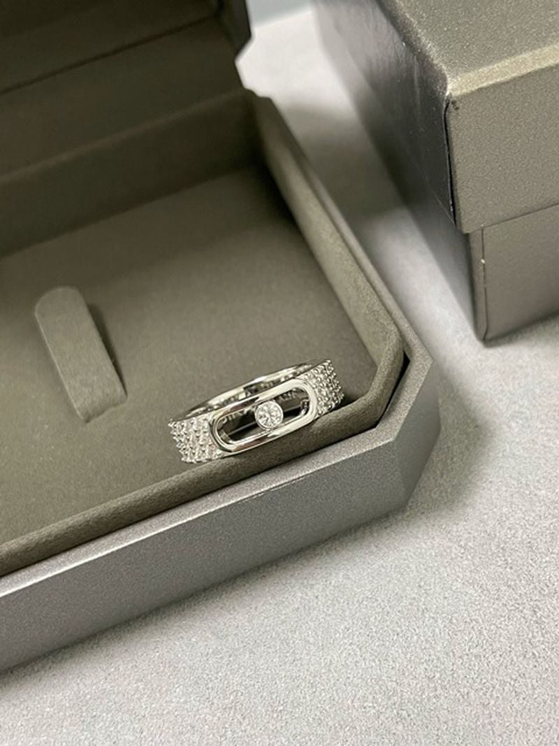 메시카 무브 주얼리 파베 링