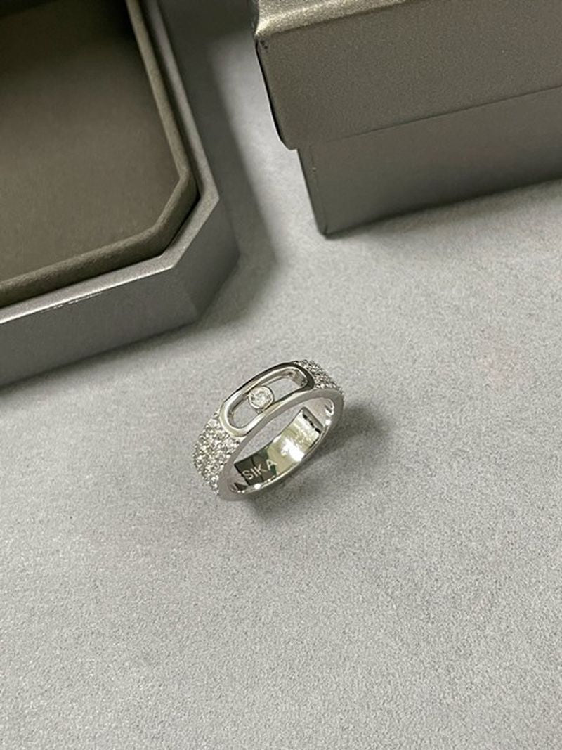 메시카 무브 주얼리 파베 링