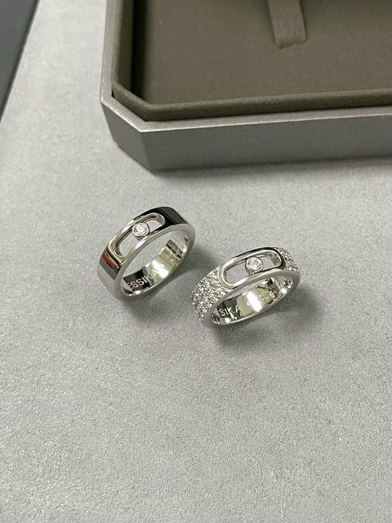 메시카 무브 주얼리 파베 링