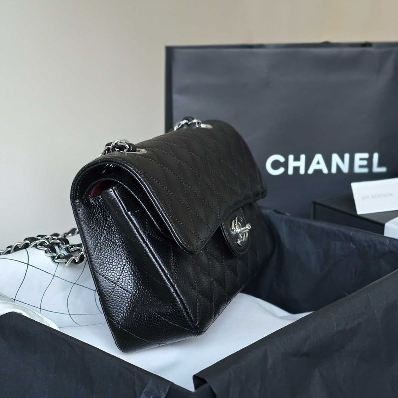 샤넬 클래식 플랩백 스몰 캐비어