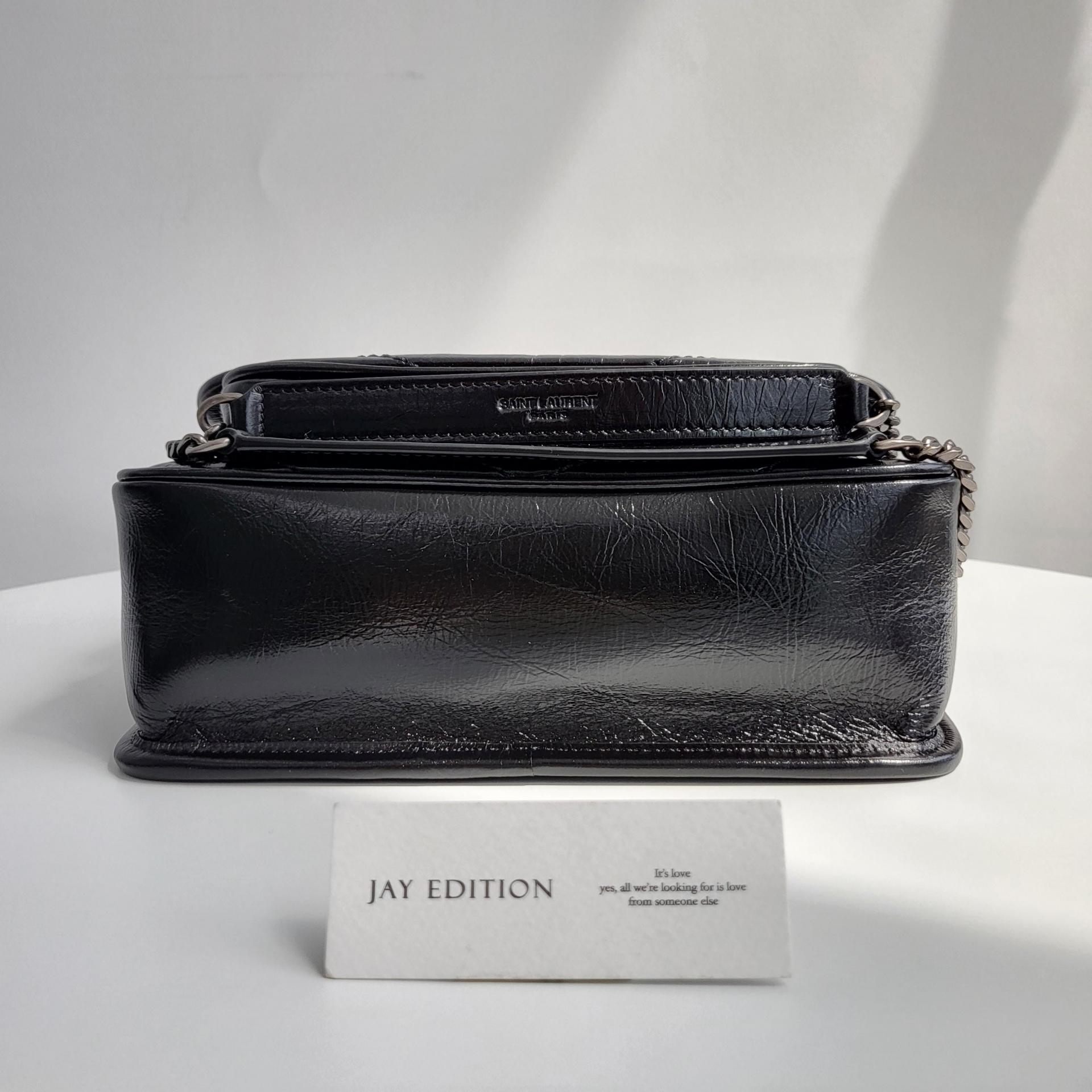 생로랑 니키백 베이비 빈티지 레더