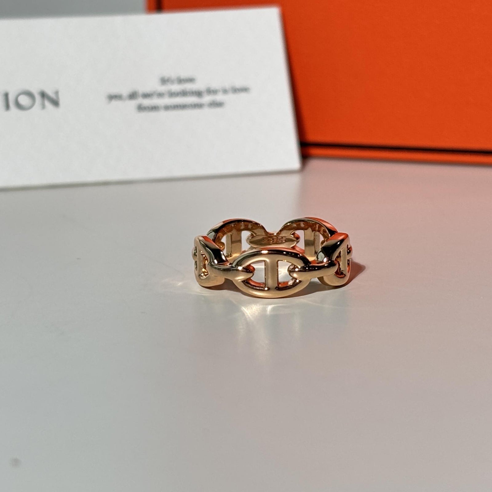 에르메스 Chaine d'ancre Enchainee 링