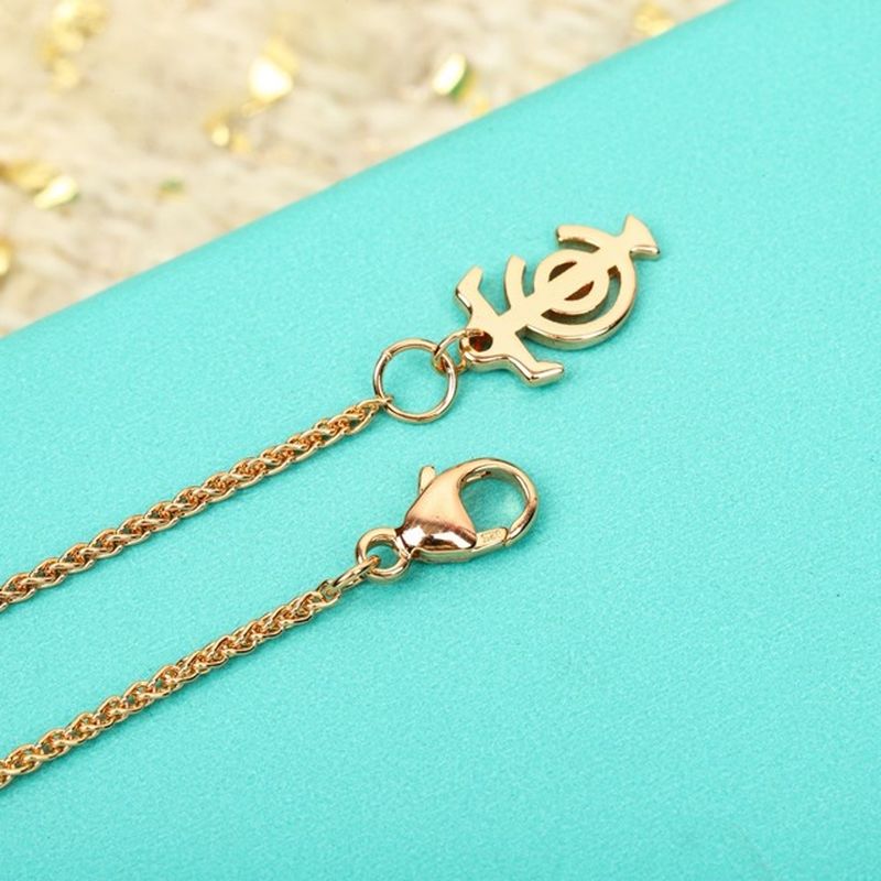 티파니 우븐 키 스몰 네크리스