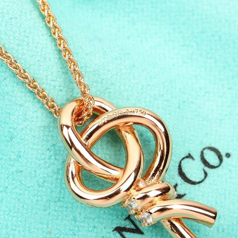 티파니 우븐 키 네크리스