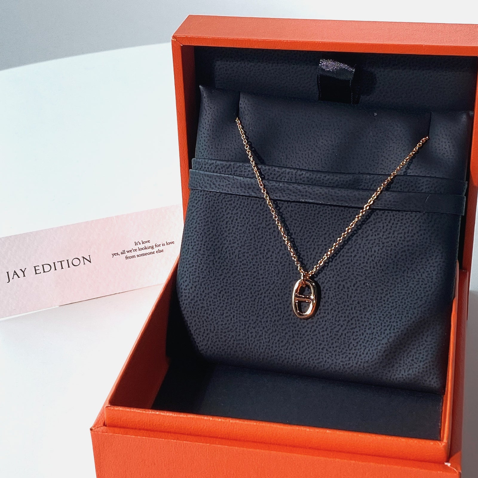 에르메스 파랑돌 샹달 목걸이