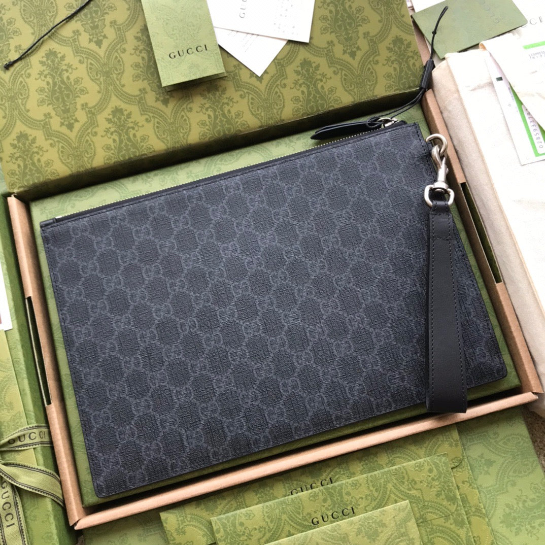 구찌 슈프림 스네이크 클러치