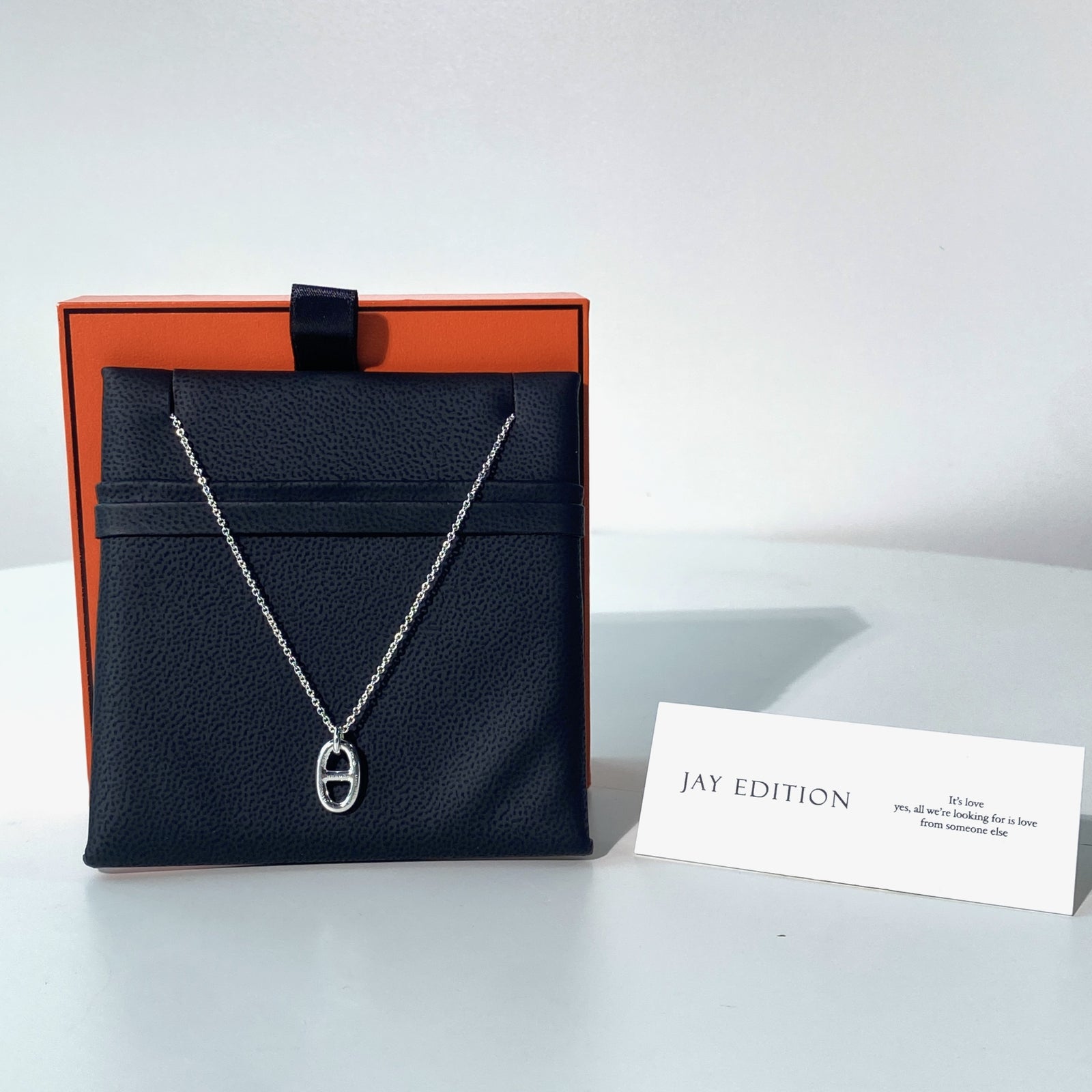 에르메스 파랑돌 샹달 목걸이