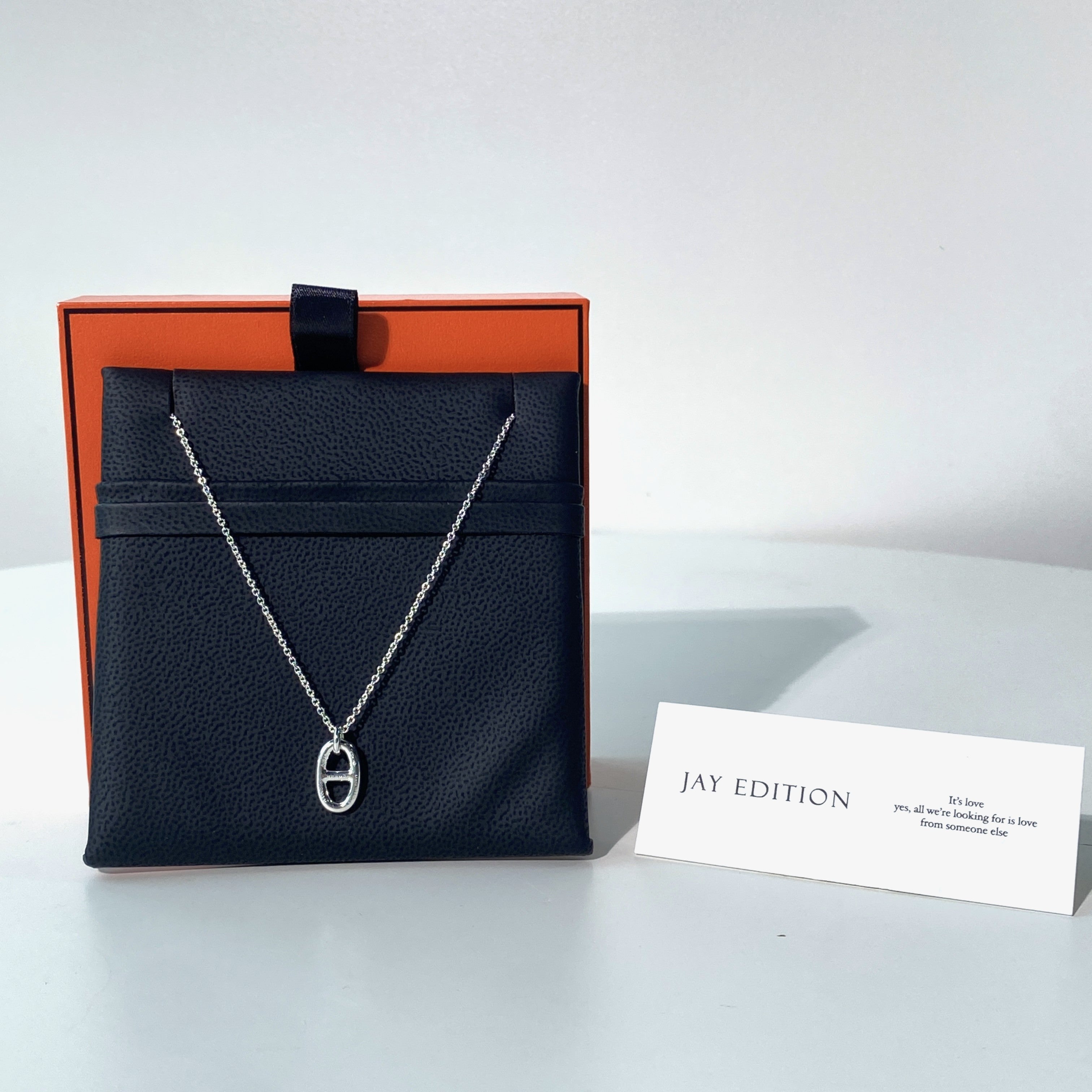 에르메스 파랑돌 샹달 목걸이