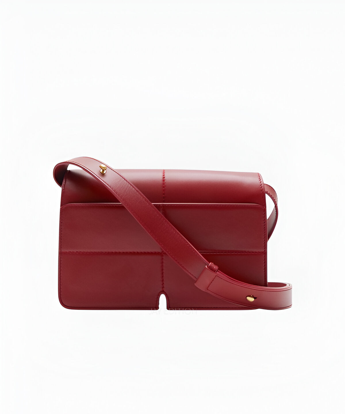 버버리 스닙 크로스바디 백 체크 패턴 디테일 직사각형 디자인