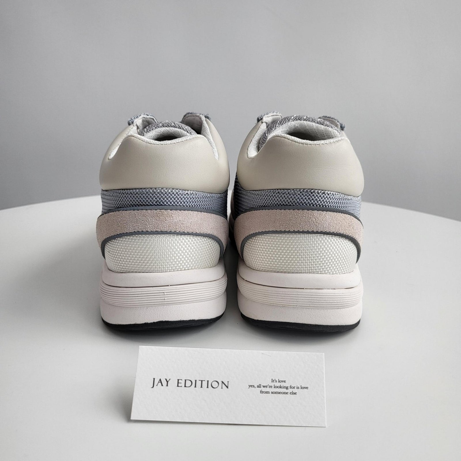 국내) 샤넬 로고 스니커즈 / 블랙 36