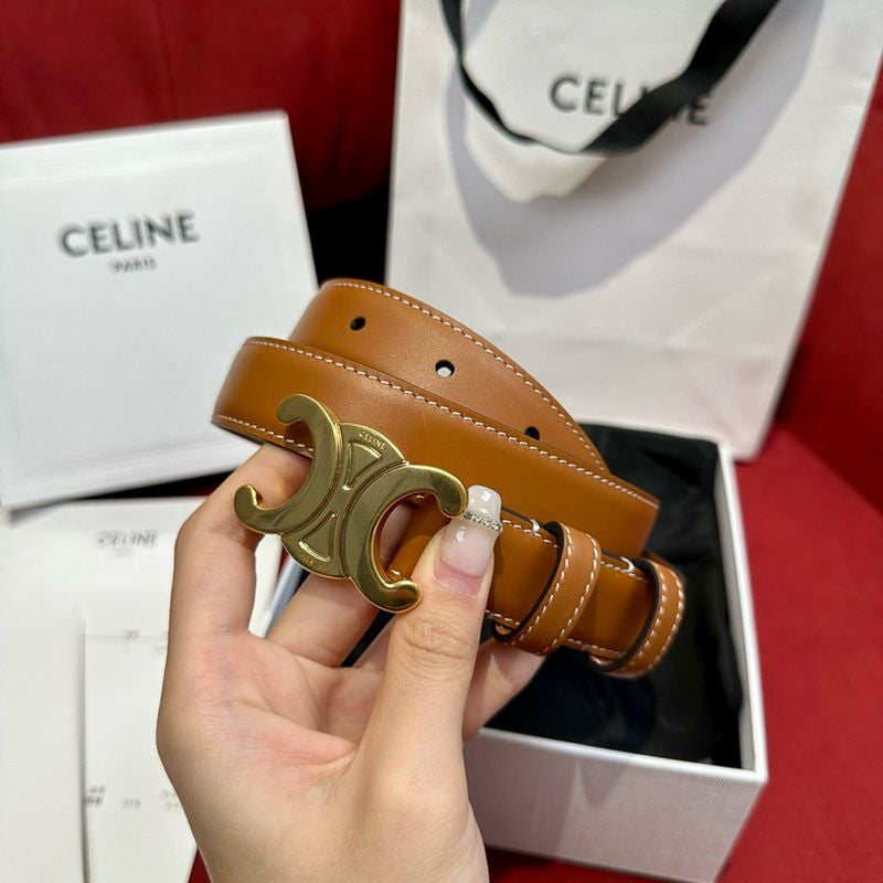 셀린느 트리오페 벨트 - 미디움 2.5cm 여성용