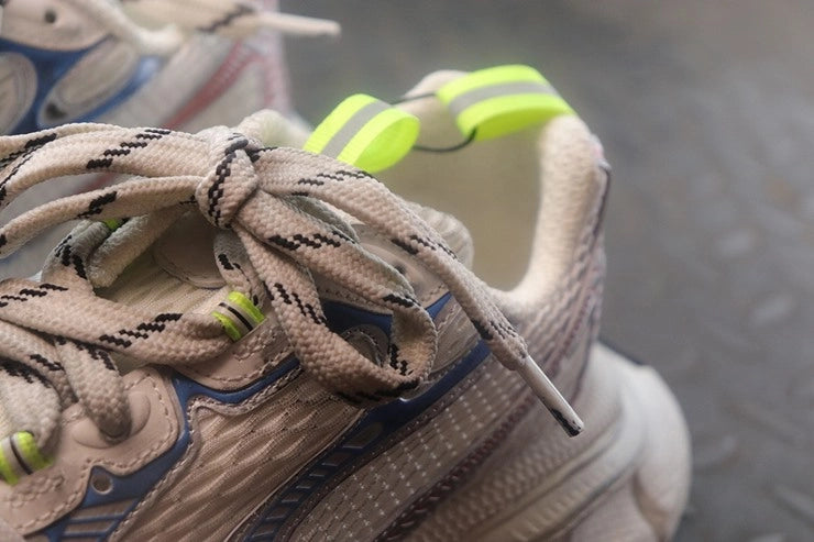 발렌시아가 3XL 화이트 레드 블루 스니커즈