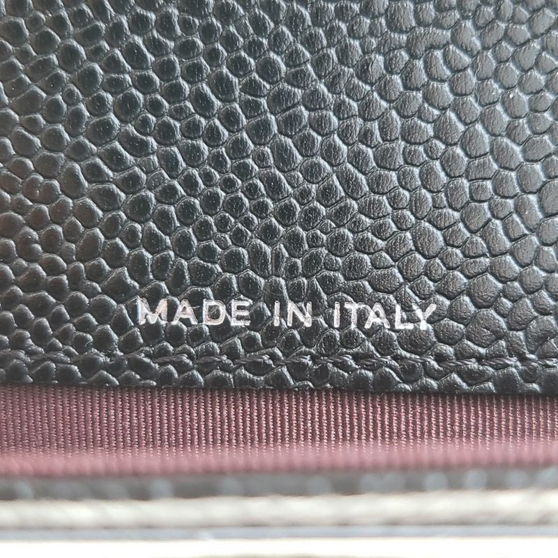 샤넬 클래식 플랩 카드지갑 캐비어