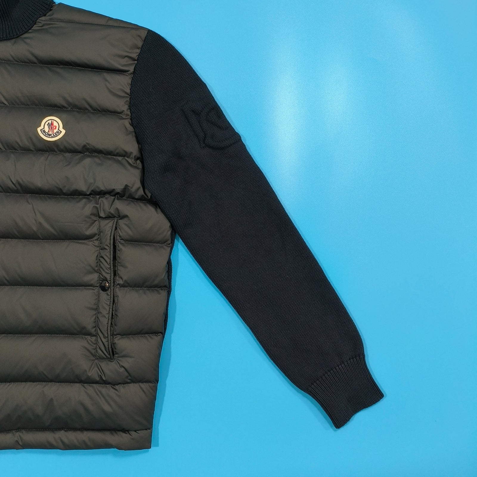 패딩 코튼 집업 카디건