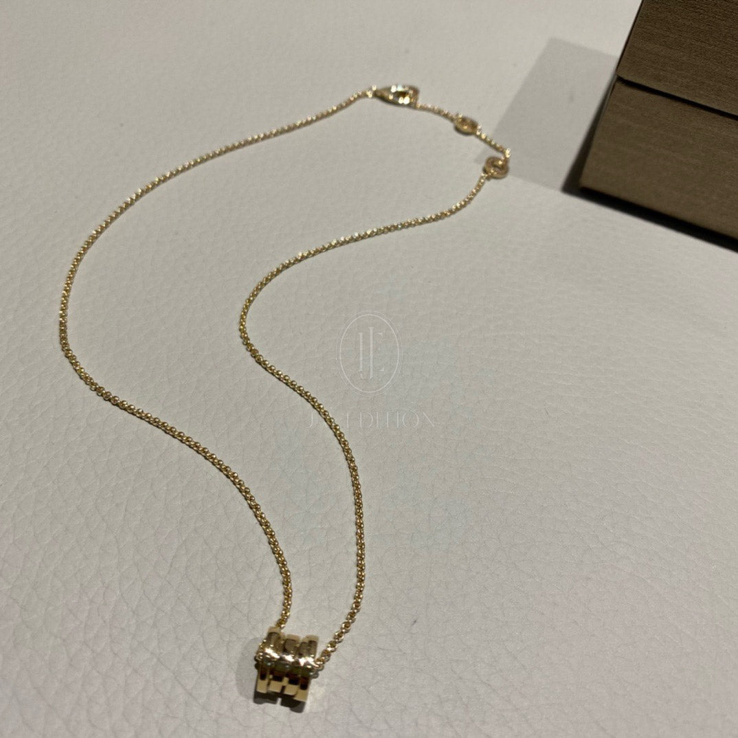 불가리 비제로원 미니 팬던트 네크리스 (18K)