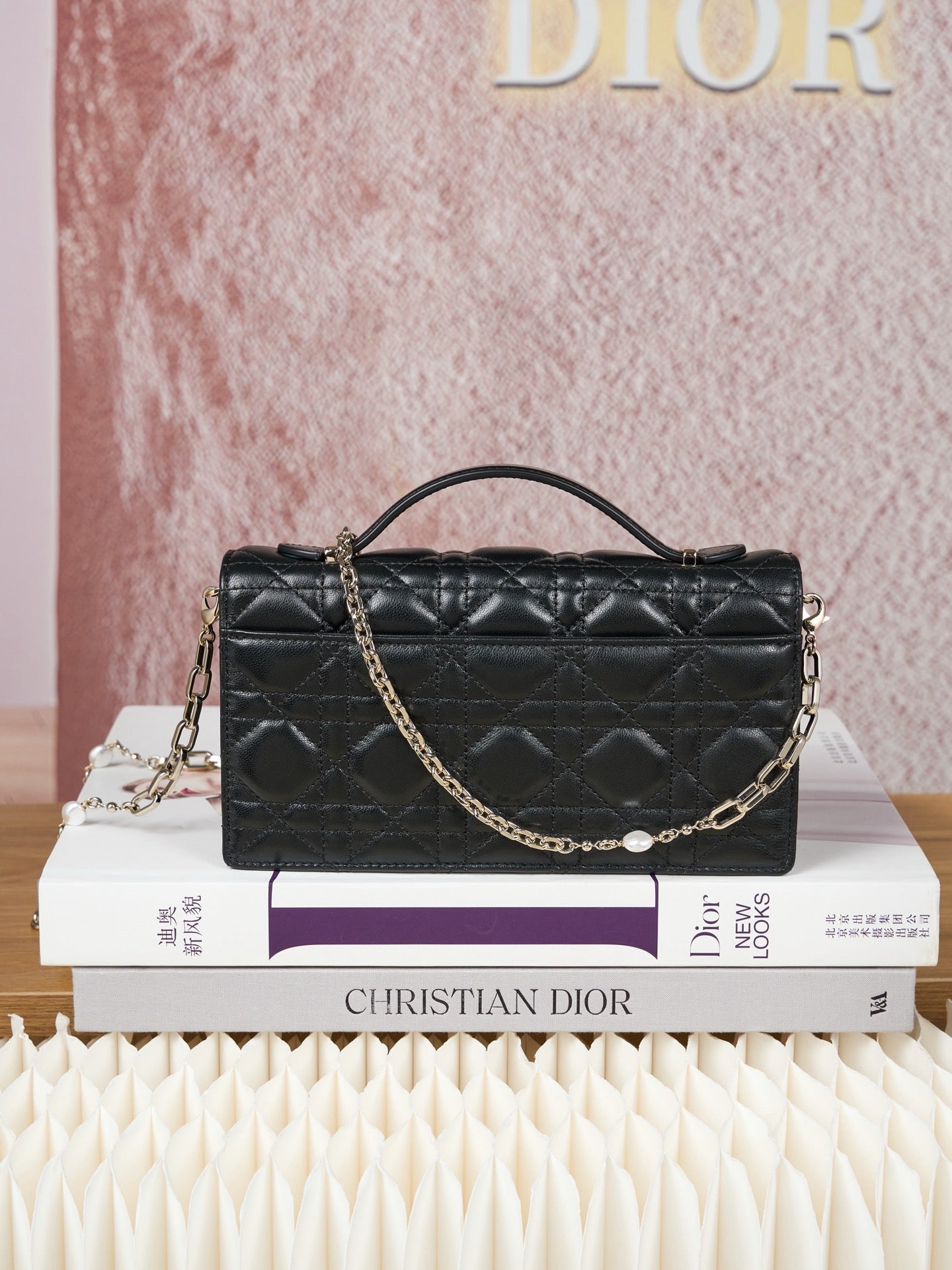 디올 미스 디올 탑핸들 미니 크로스백